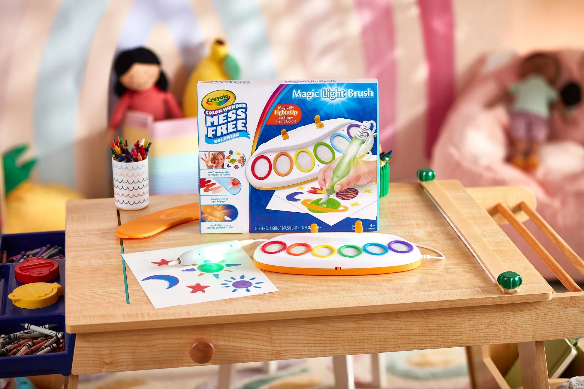Mess Free Kids Painting Set, Preschool Supplies, Toddler Activities, Educational Toys, Gifts for Ages 3 & Up