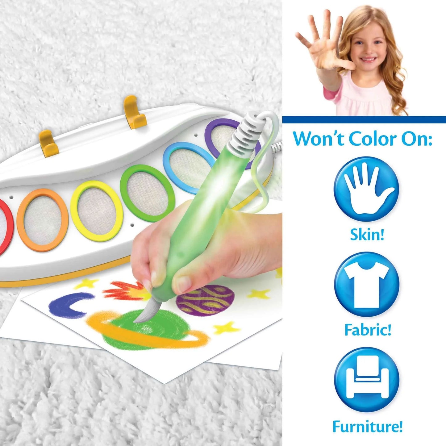 Mess Free Kids Painting Set, Preschool Supplies, Toddler Activities, Educational Toys, Gifts for Ages 3 & Up